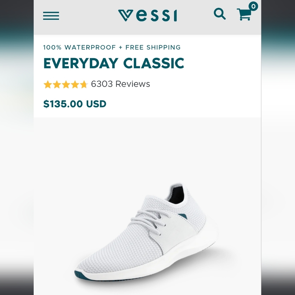 Vessi Waterproof Sneaker